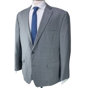 Michael Kors Mens Size 46R Sport Coat Blazer Jacket Natural Stretch Gray